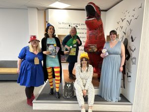 Staff dressing as book characters for World Book Day