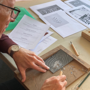 Lino printing